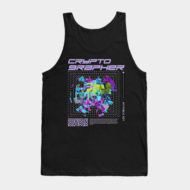 Cryptographer My Public Key Tank Top by DesignShopPro